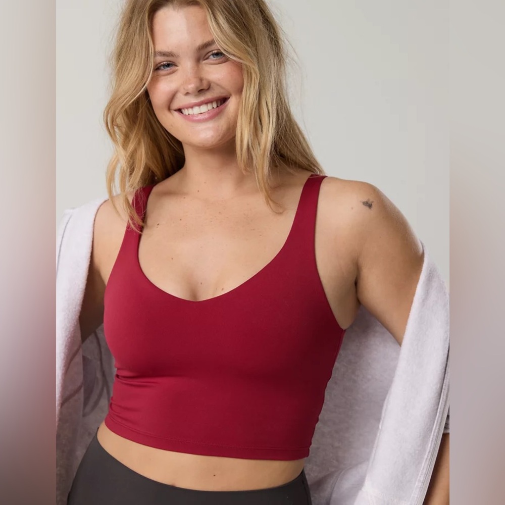 NWT OFFLINE By Aerie Real Me Low Key Longline Sports Bra